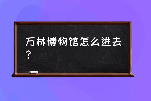 万林艺术博物馆要预约吗 万林博物馆怎么进去？