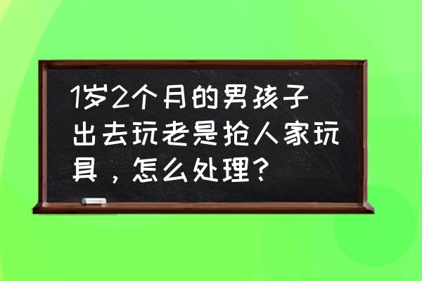 怎样培养1岁到2岁宝宝的社交能力 1岁2个月的男孩子出去玩老是抢人家玩具，怎么处理？